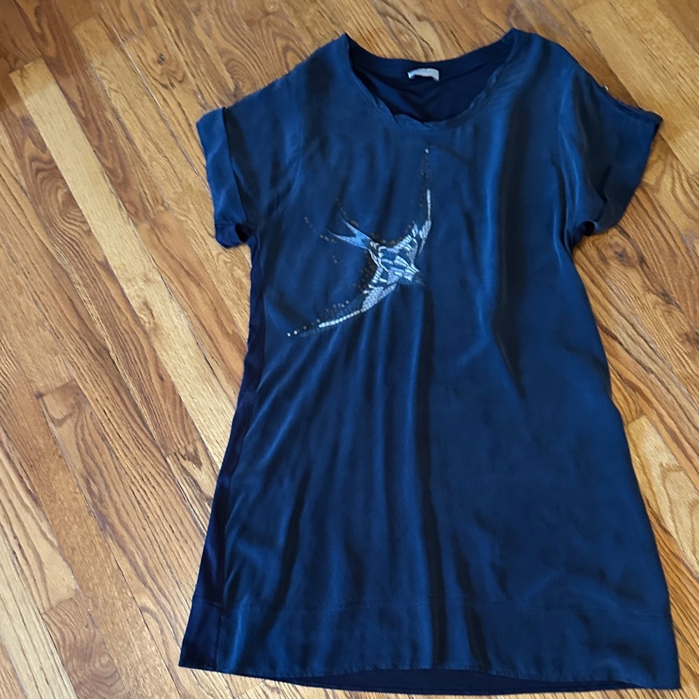 Grayish blue dress